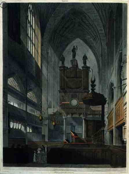 Interior of the Abbey, from 