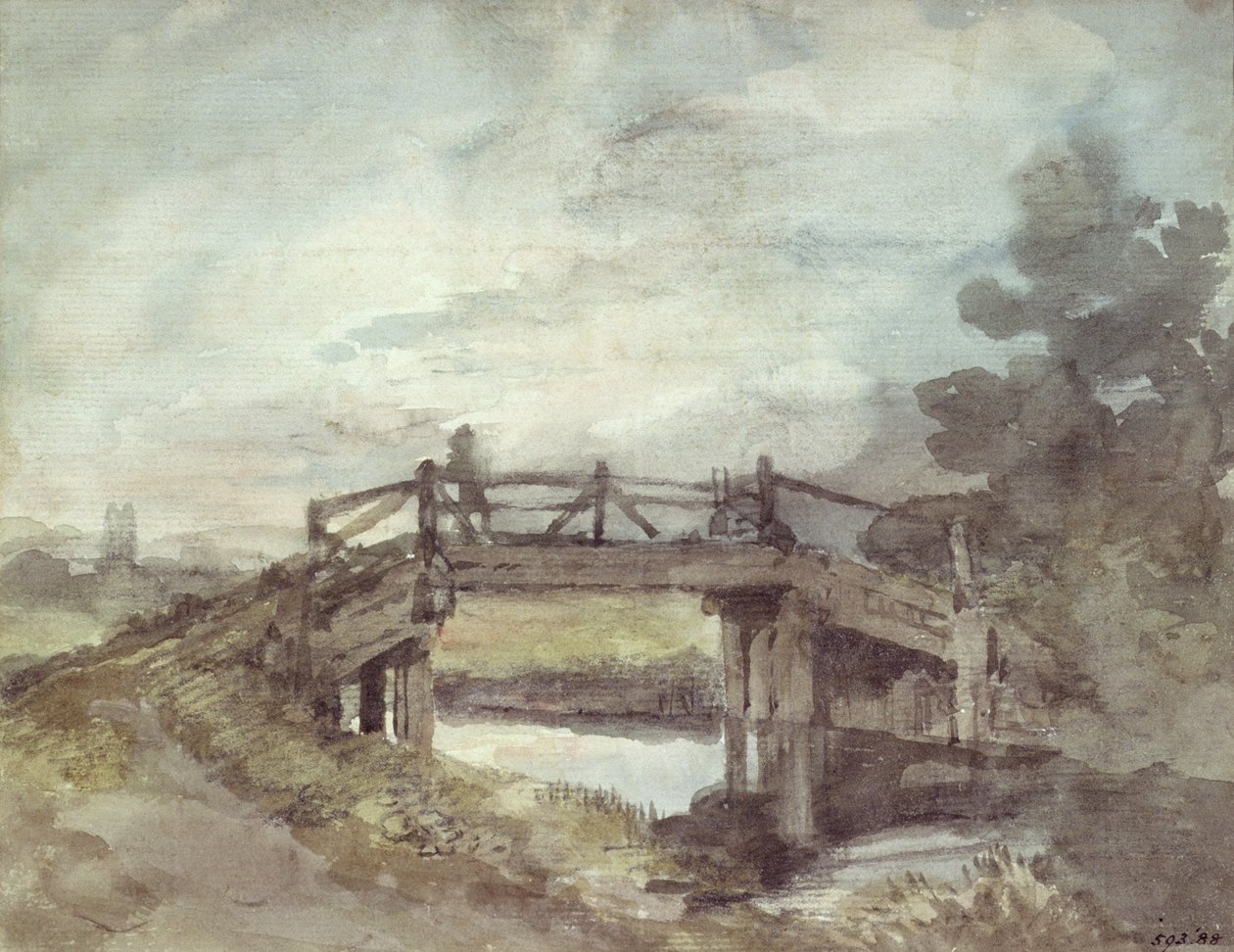 A Bridge over the Stour by John Constable