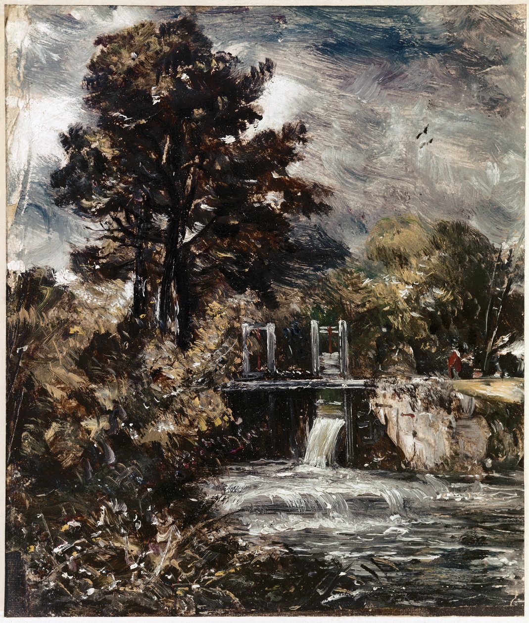 A Sluice, Perhaps on the Stour by John Constable