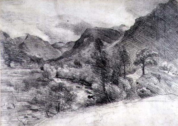Borrowdale, Morning by John Constable
