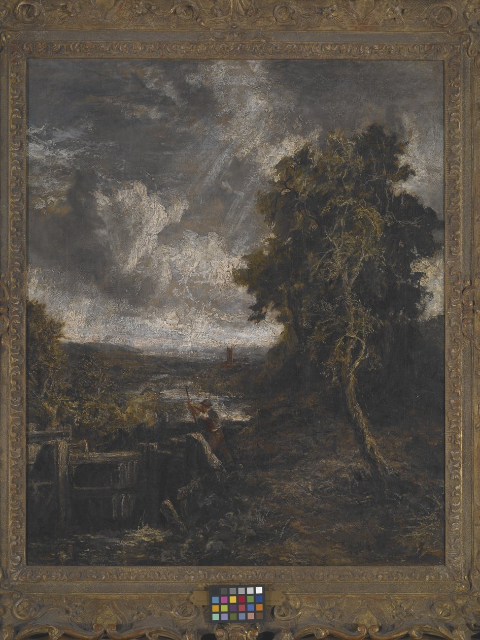 East Bergholt - Lock On Stour by John Constable