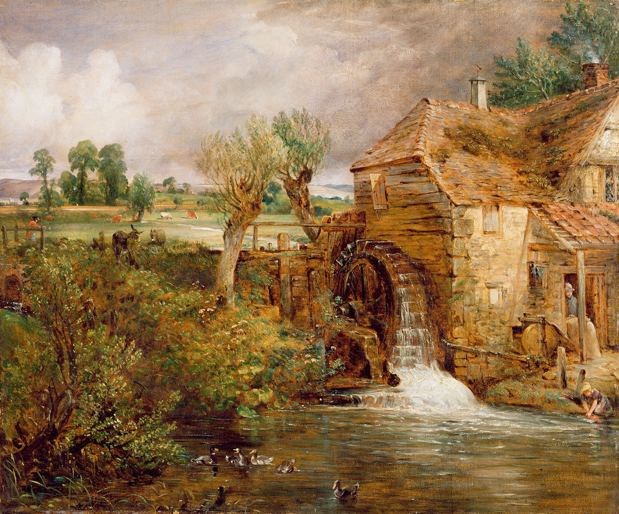 Mill at Gillingham, Dorset by John Constable