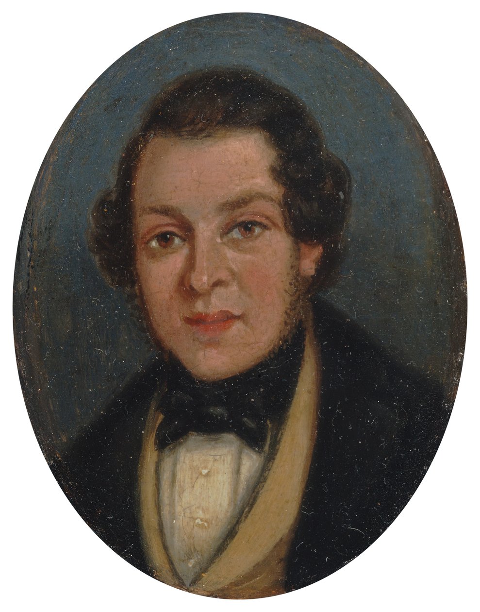 Miniature: Portrait of Abram Constable, brother of the artist by John Constable