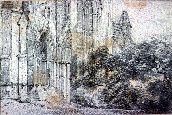 Ruins of a Church by John Constable