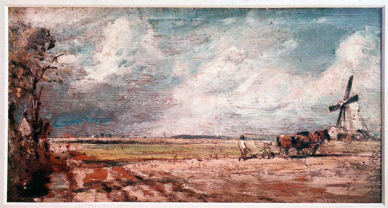 Spring in East Bergholt, England by John Constable