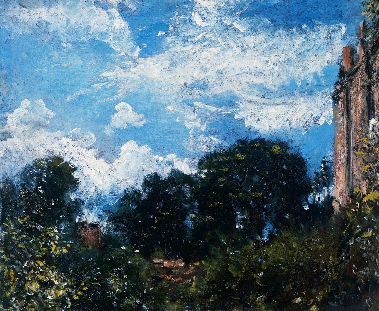 Study of Sky and Trees by John Constable