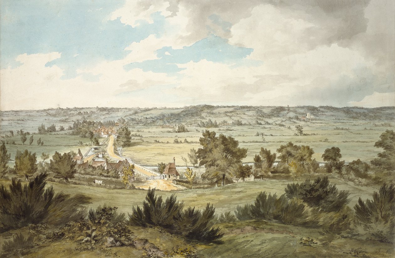 Valley of the Stour with Stratford St Mary seen from near Dedham by John Constable