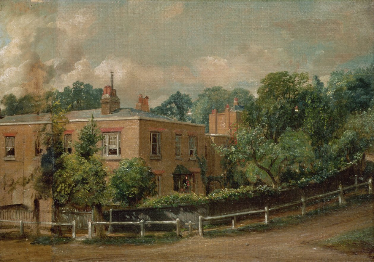 View of Lower Terrace, Hampstead by John Constable