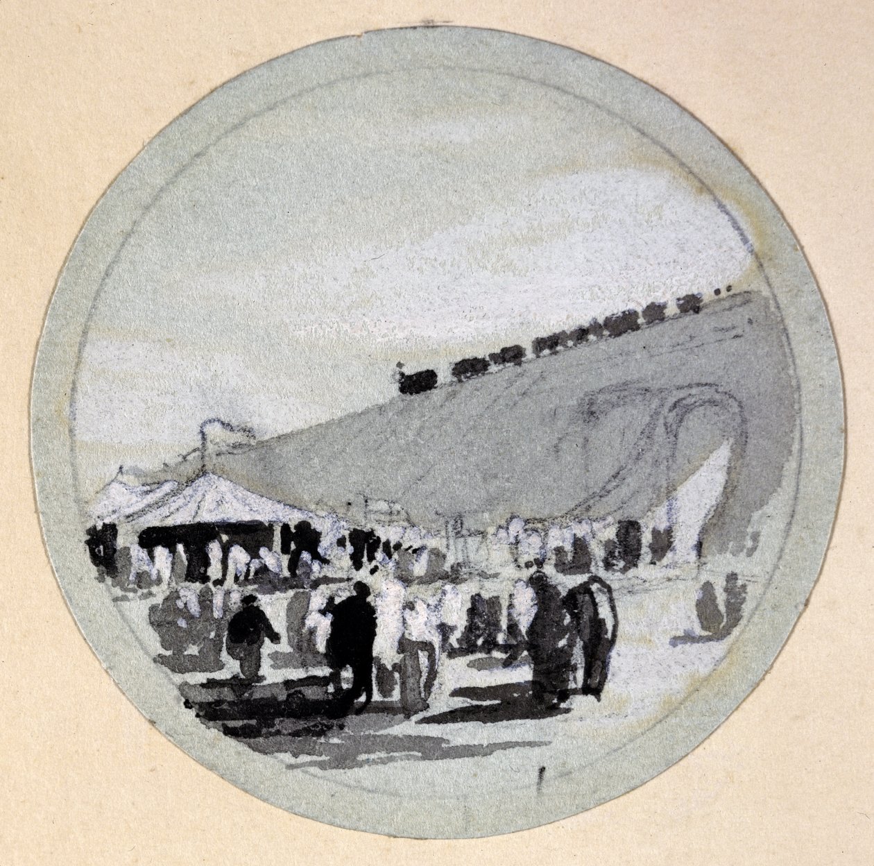 Opening, London & Birmingham Railway, c.1838 by John Cooke Bourne