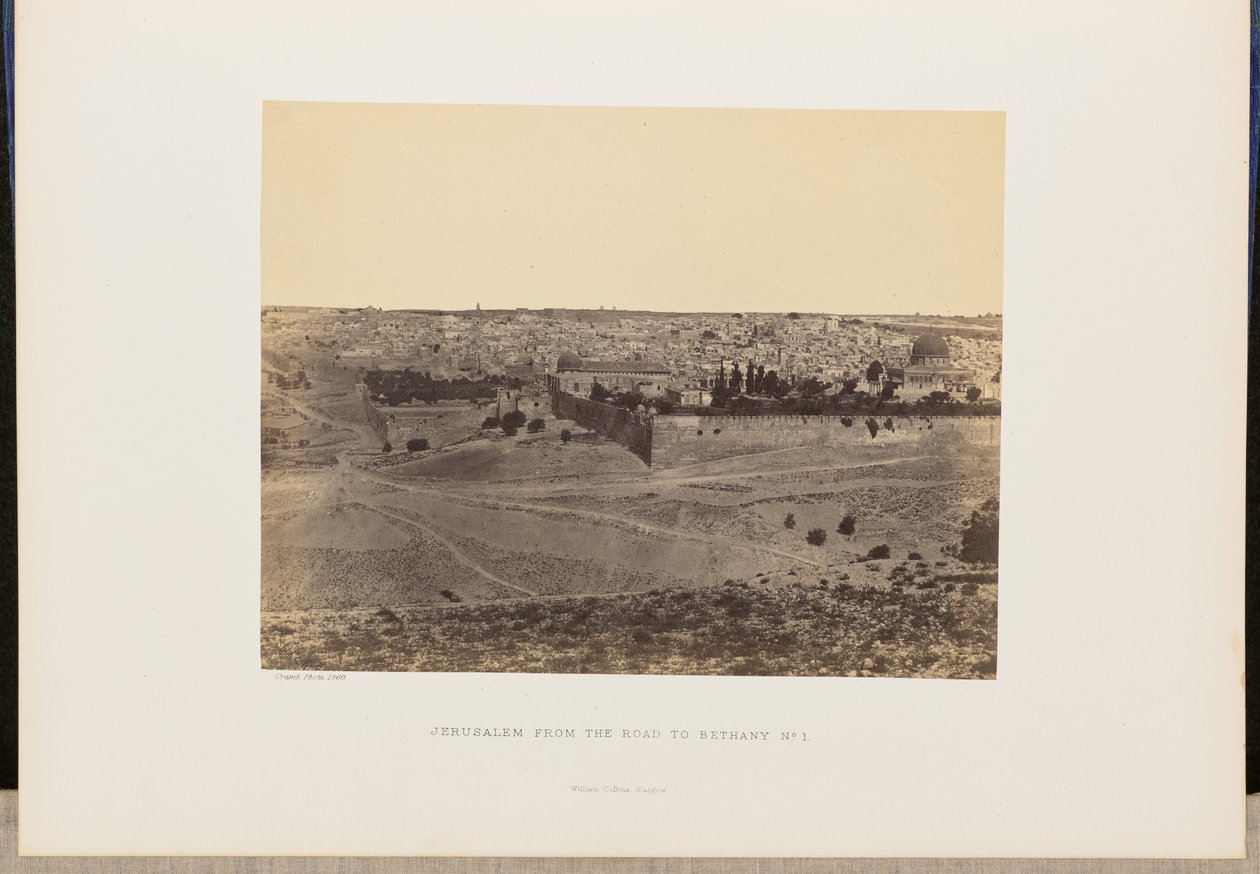 Jerusalem from the Road to Bethany, No. 1 by John Cramb