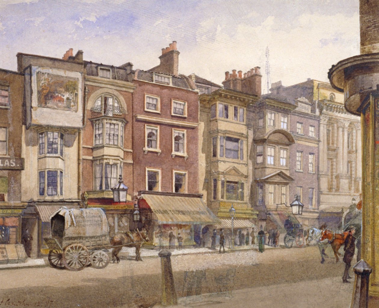 Nos 412-418 Strand, Westminster, London by John Crowther