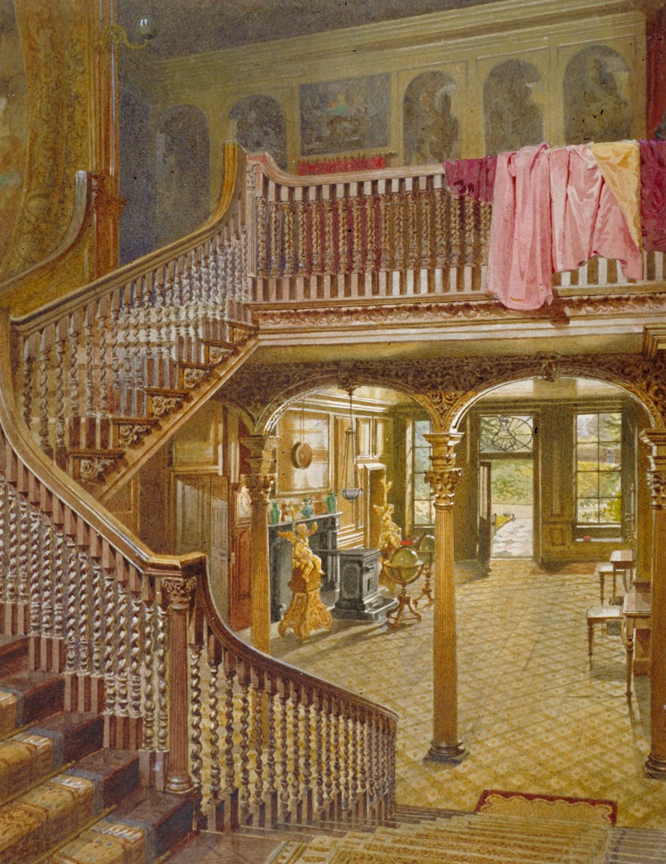 Staircase at Wandsworth Manor House, St John