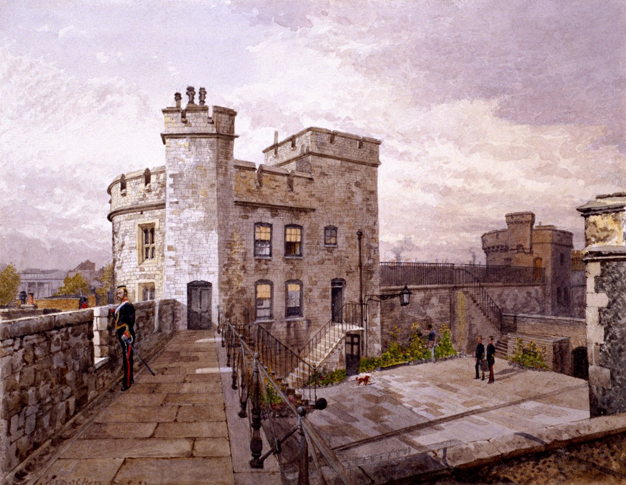 Tower of London, London, 1883 by John Crowther