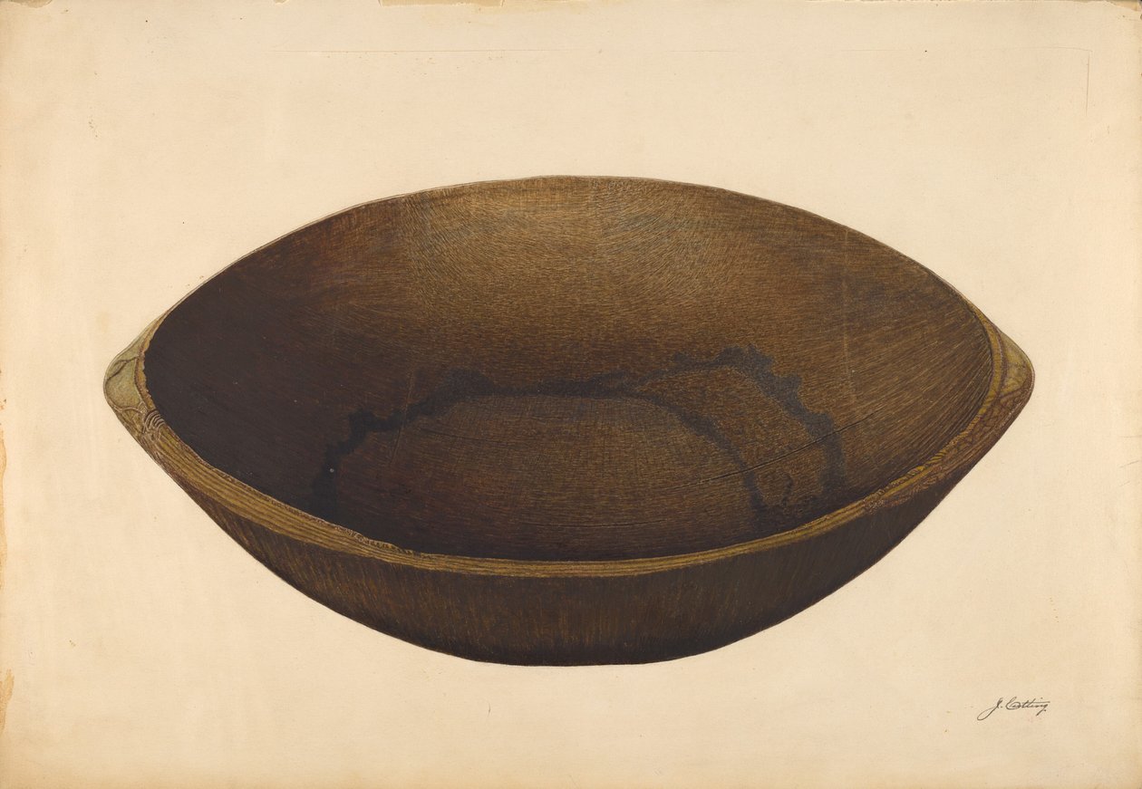 Maple Mixing Bowl by John Cutting