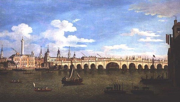 London Bridge, c.1820 by John Dean Paul
