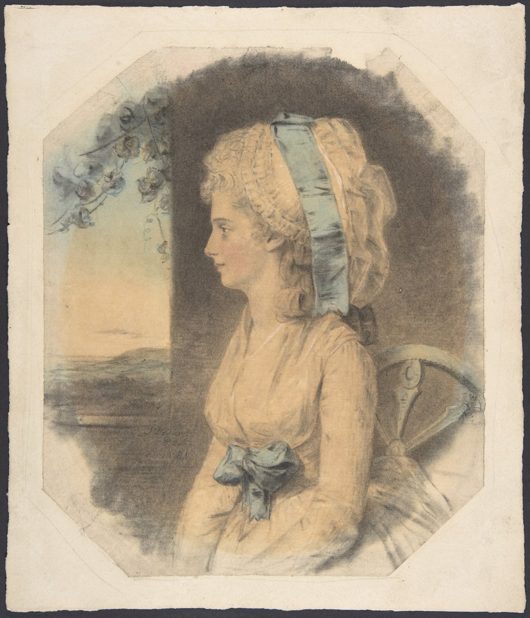 Miss Mary Cruikshank, Only Sister of James Cruikshank by John Downman
