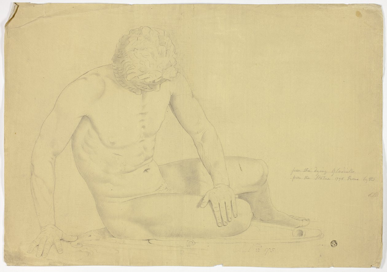 Statue of the Dying Gaul by John Downman