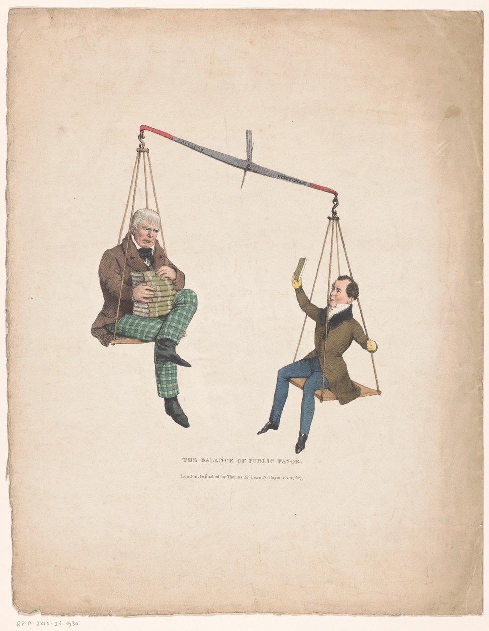 Scale with Writers Walter Scott and Thomas Moore by John Doyle