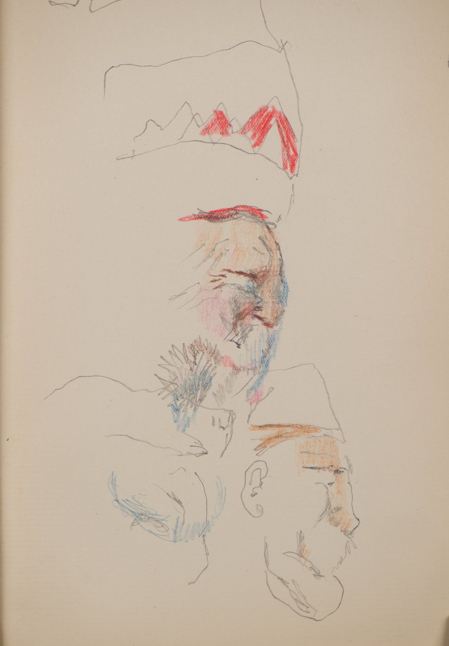 Untitled [Profile faces] by John Duncan