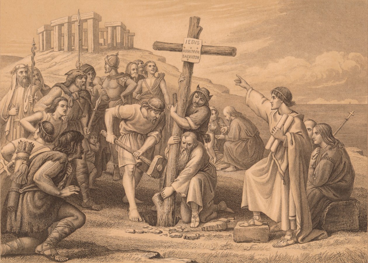 The First Preaching of Christianity in Britain by John Easton
