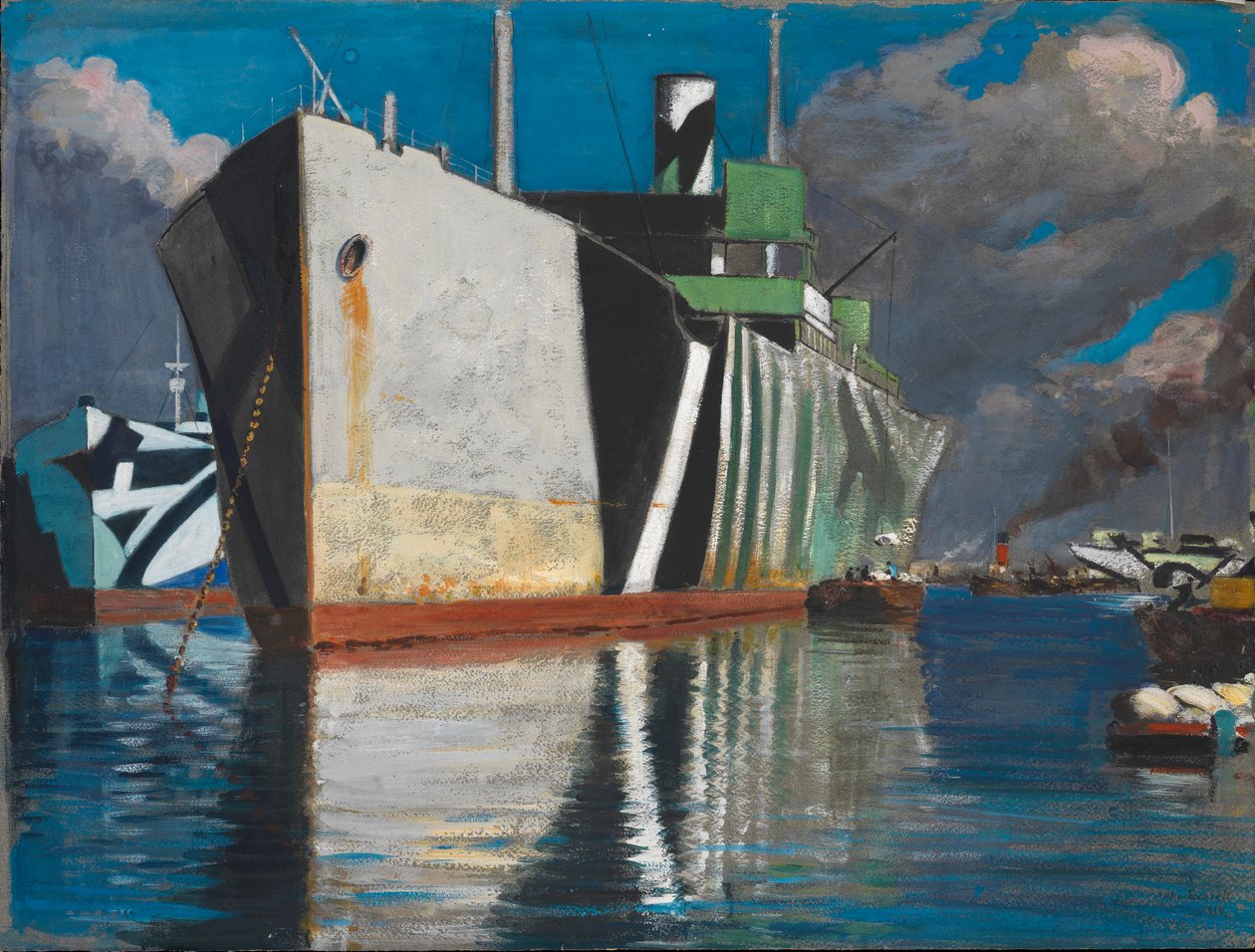 Discharging Flour by John Everett