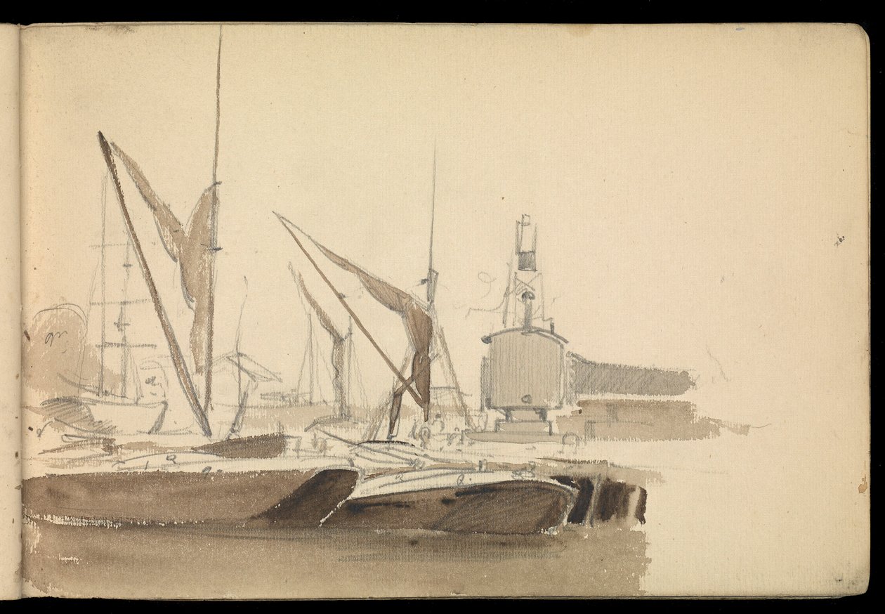 Seascape, Sketchbook by John Everett