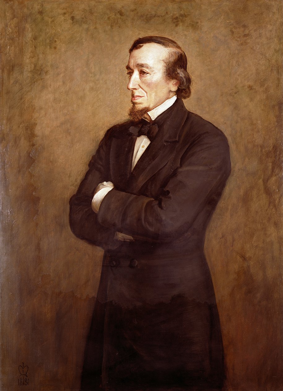 Portrait of Benjamin Disraeli (1804-1881) Earl of Beaconsfield, 1881 by John Everett Millais