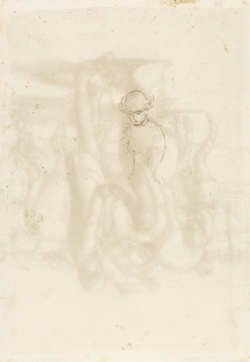 Rejected, Verso: Sketch of a Woman by John Everett Millais