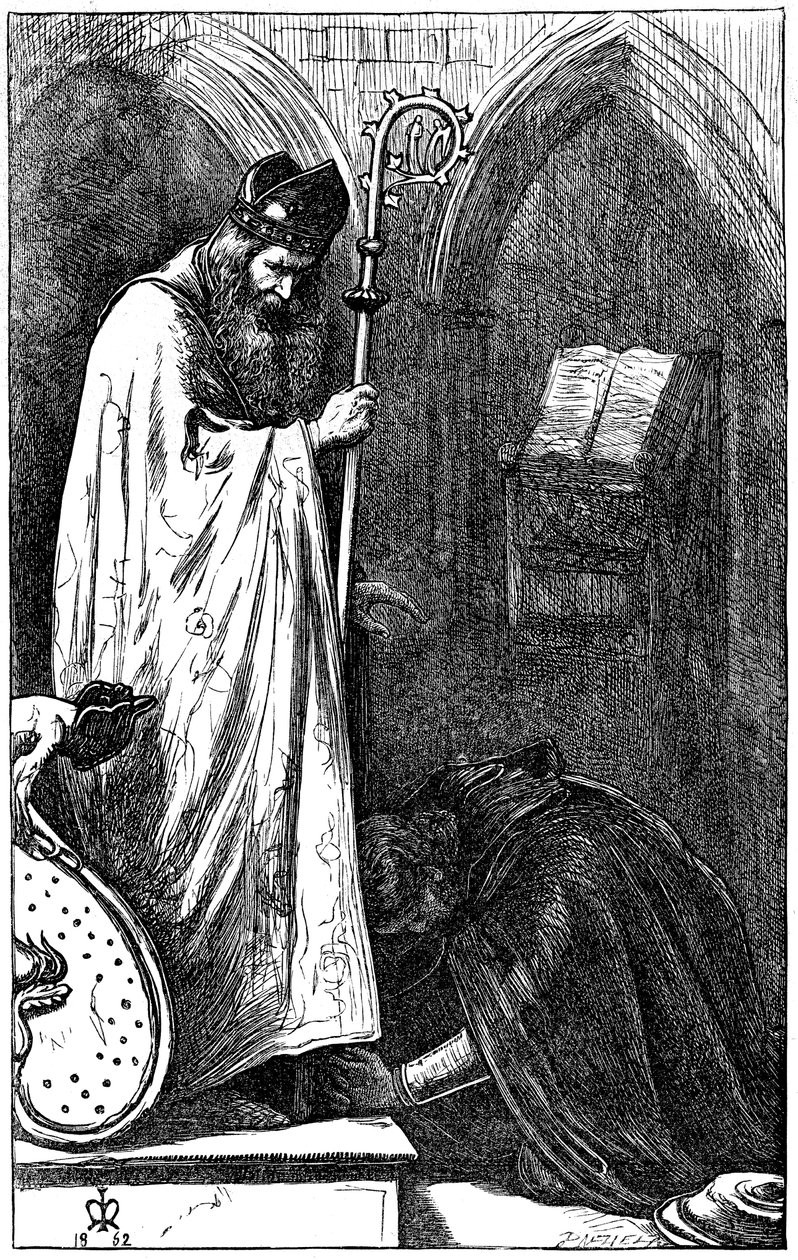 The Bishop and the Knight, 1862 by John Everett Millais