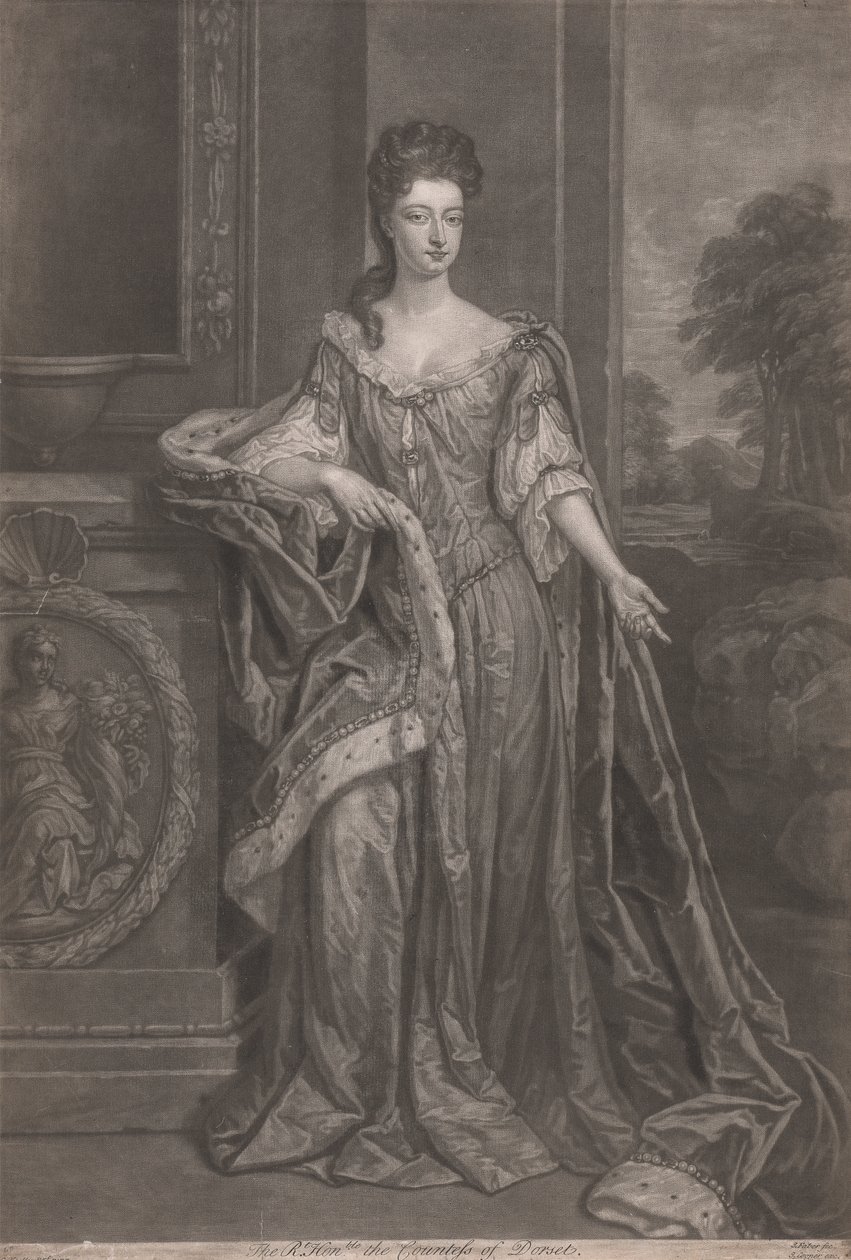 Beauties of Hampton Court: The Right Honorable Mary, Countess of Dorset by John Faber the younger
