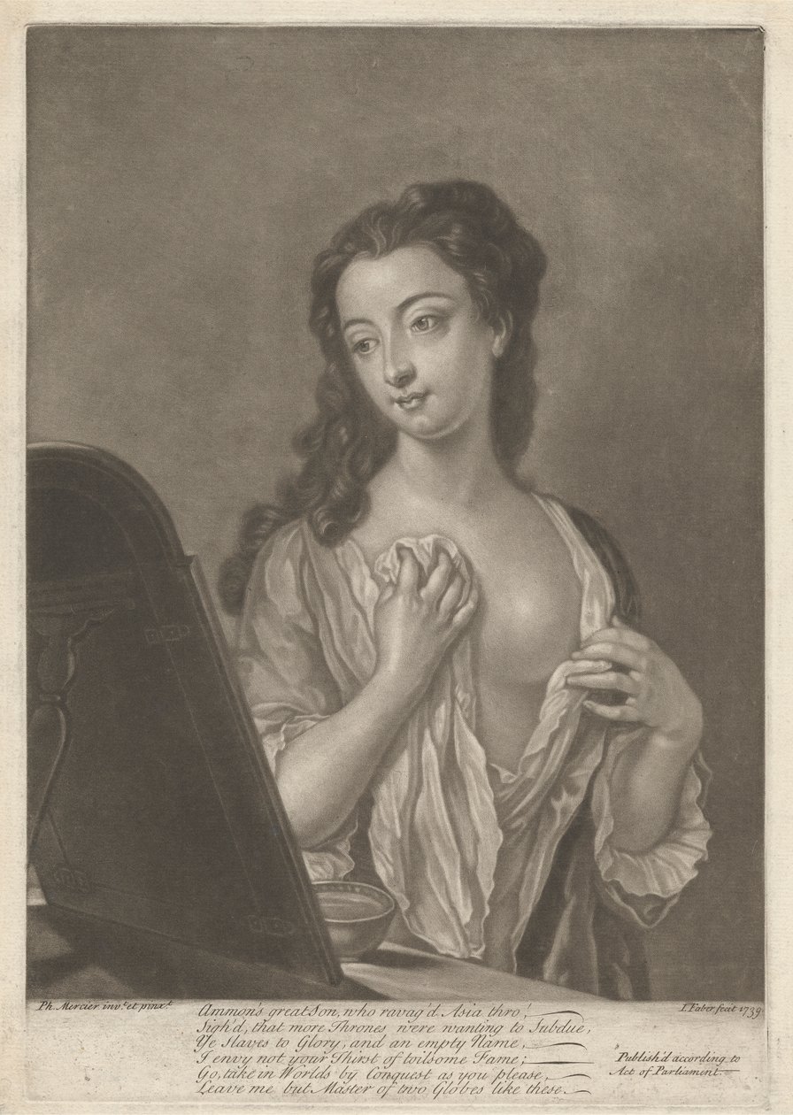 Lady with Glass by John Faber the younger