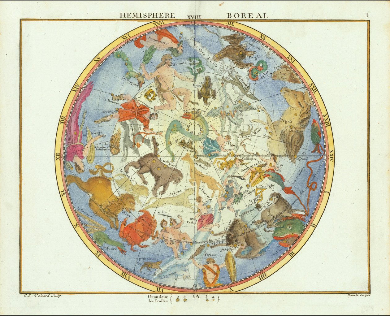 Hemisphere Boreal (cropped) by John Flamsteed
