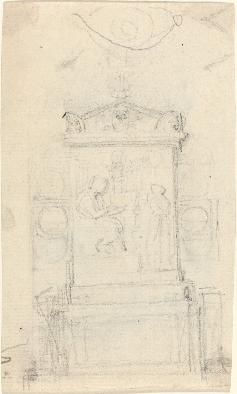 Design for the Tomb of Dr. Joseph Warton by John Flaxman