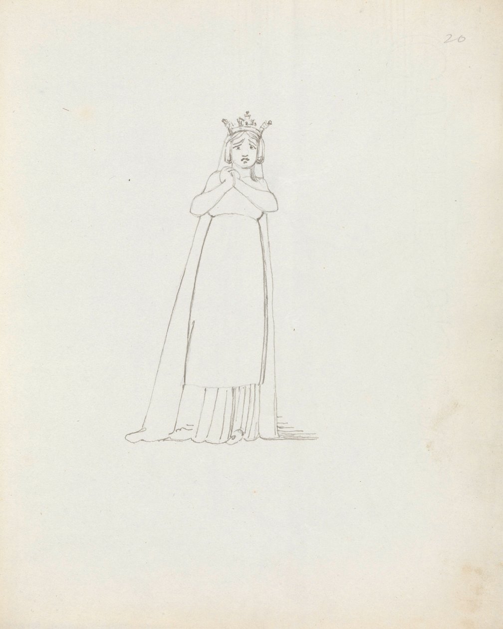 Mrs Siddons as Constance by John Flaxman