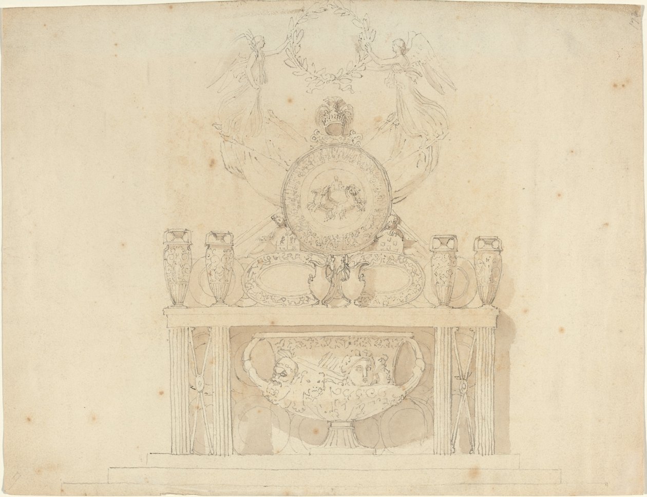 Study for Decorations of Buckingham Palace by John Flaxman