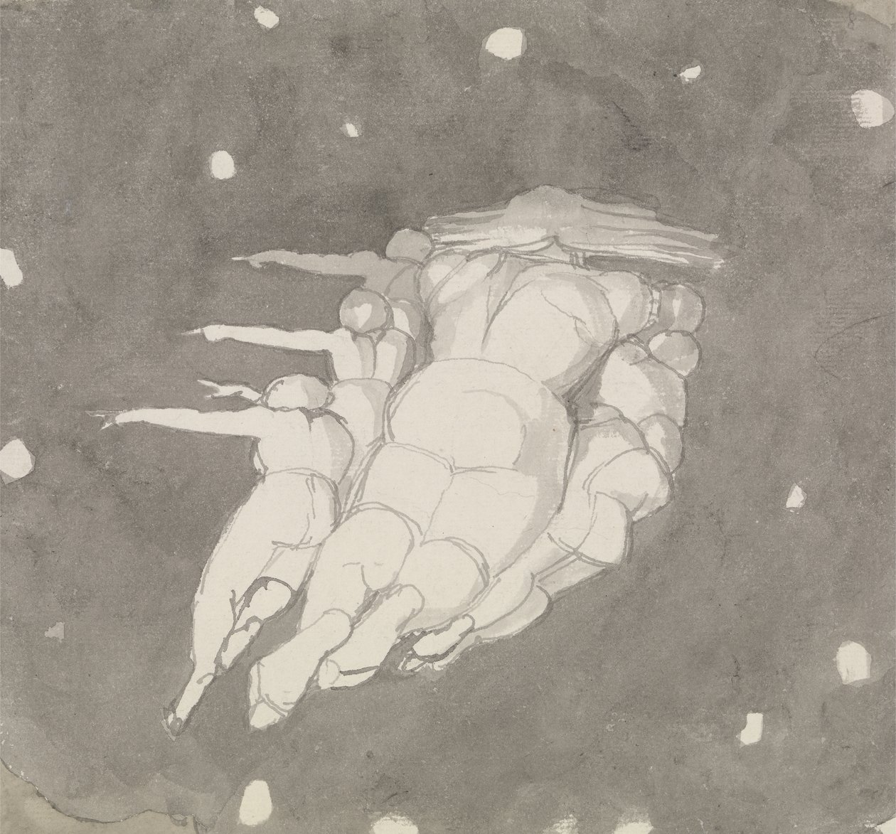 The Creation of the Heavens by John Flaxman