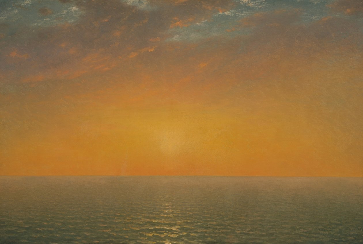 Sunset on the Sea by John Frederick Kensett