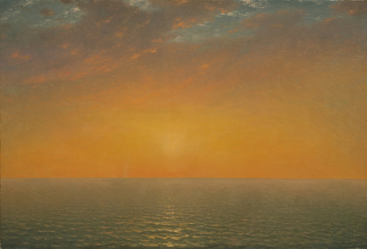 Sunset on the Sea by John Frederick Kensett