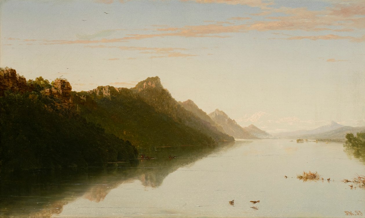 View on the Upper Mississippi by John Frederick Kensett