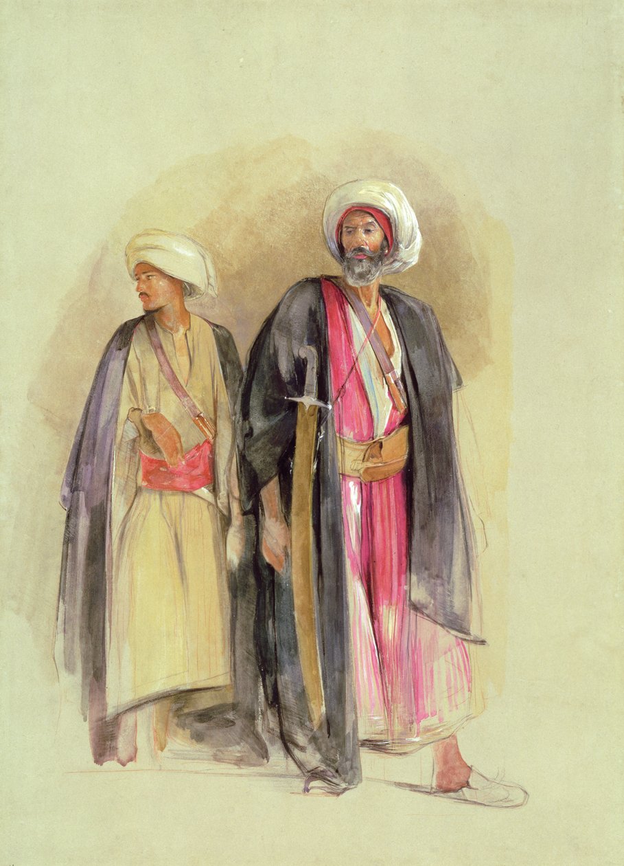 Sheik Hussein of Gebel Tor and His Son by John Frederick Lewis