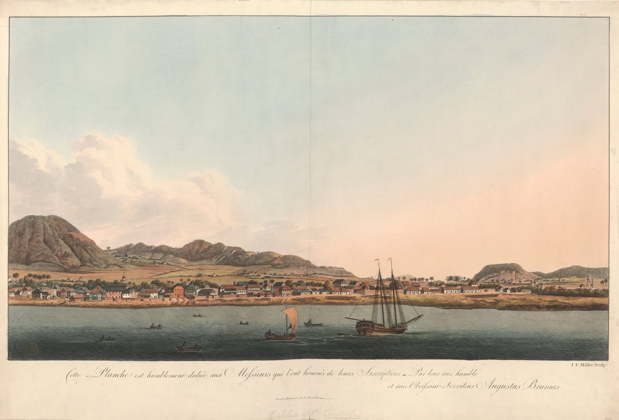View of the Island of St. Christopher by John Frederick Miller