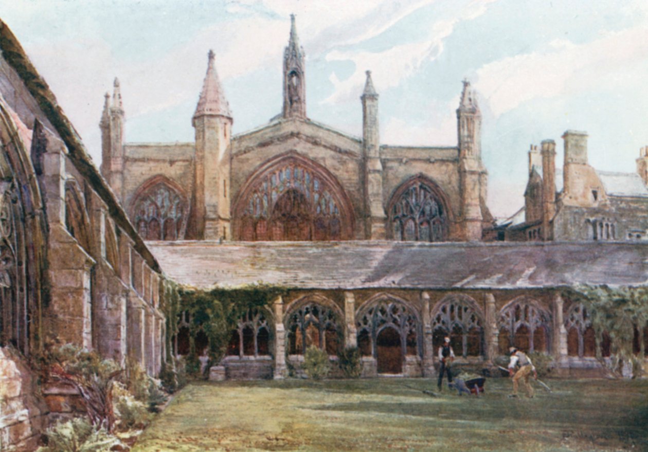 The Cloisters, New College by John Fulleylove