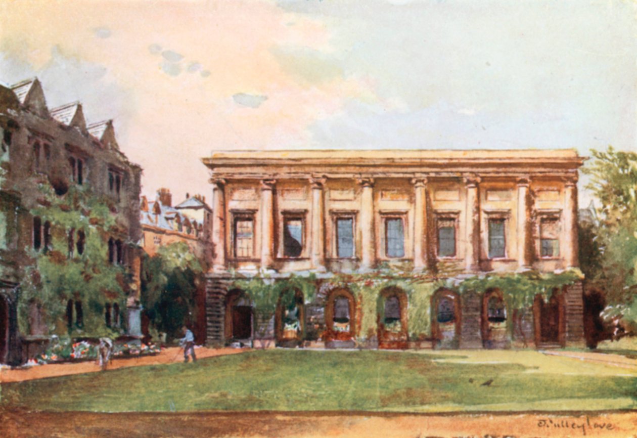 The Library, Oriel College by John Fulleylove