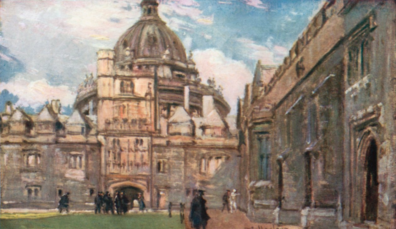 The Radcliffe Library, or Camera Bodleiana, from Brasenose College Quadrangle by John Fulleylove