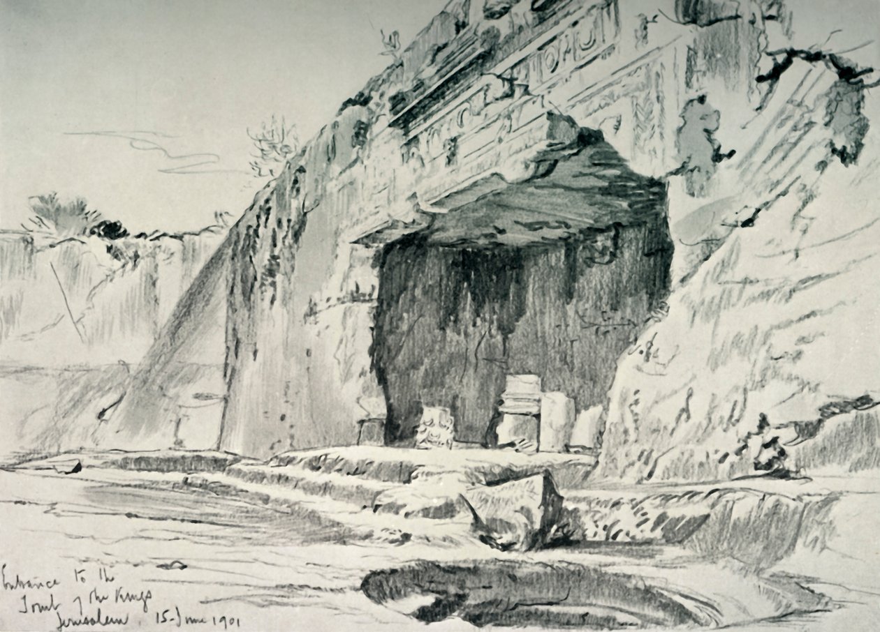 The So-Called Tombs of the Kings, 1902 by John Fulleylove