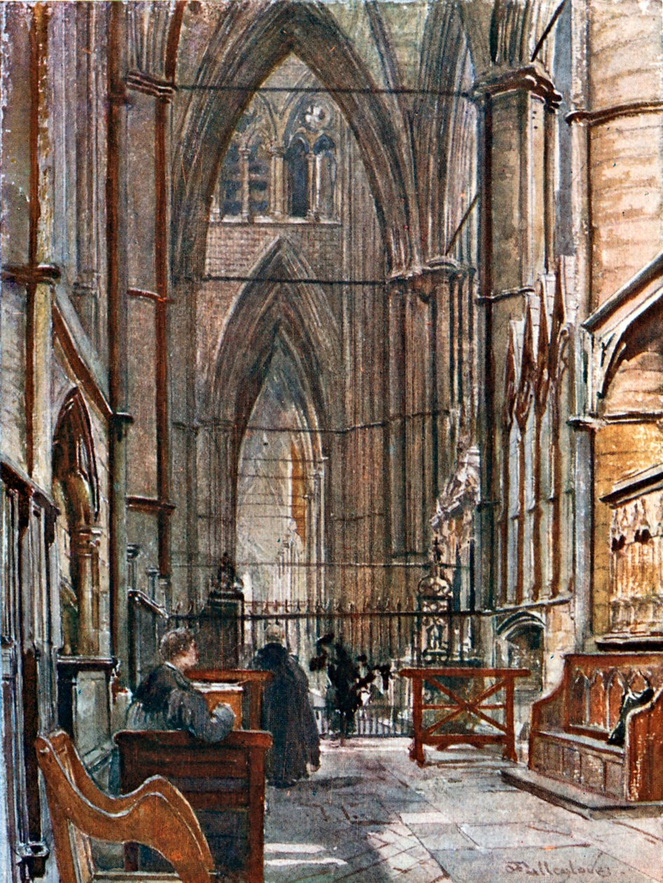 The South Ambulatory, Looking West Down the South Choir Aisle by John Fulleylove