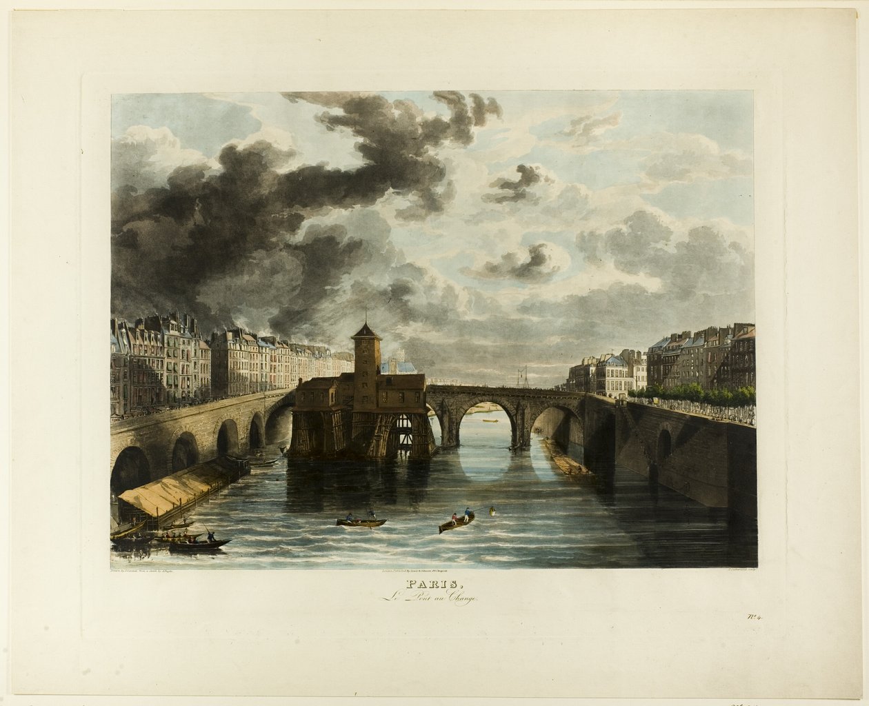Paris, Le Pont-au-Change by John Gendall