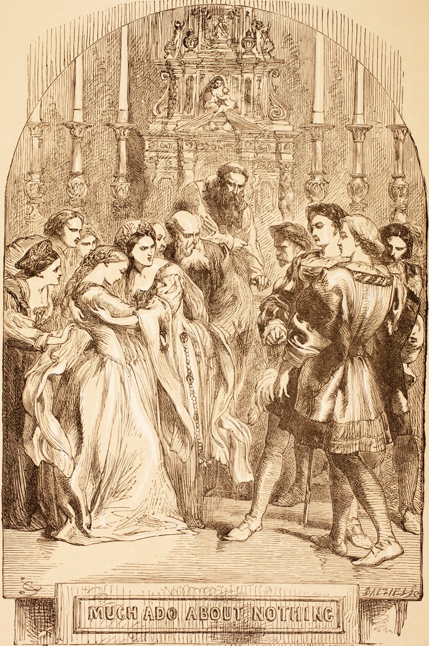 Illustration for Much Ado About Nothing, from 