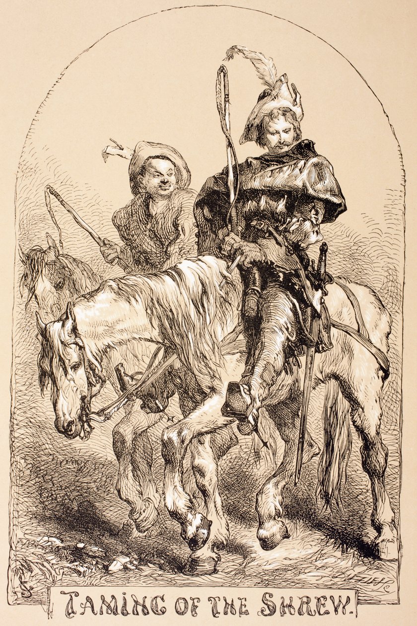 Illustration for The Taming of the Shrew, from 