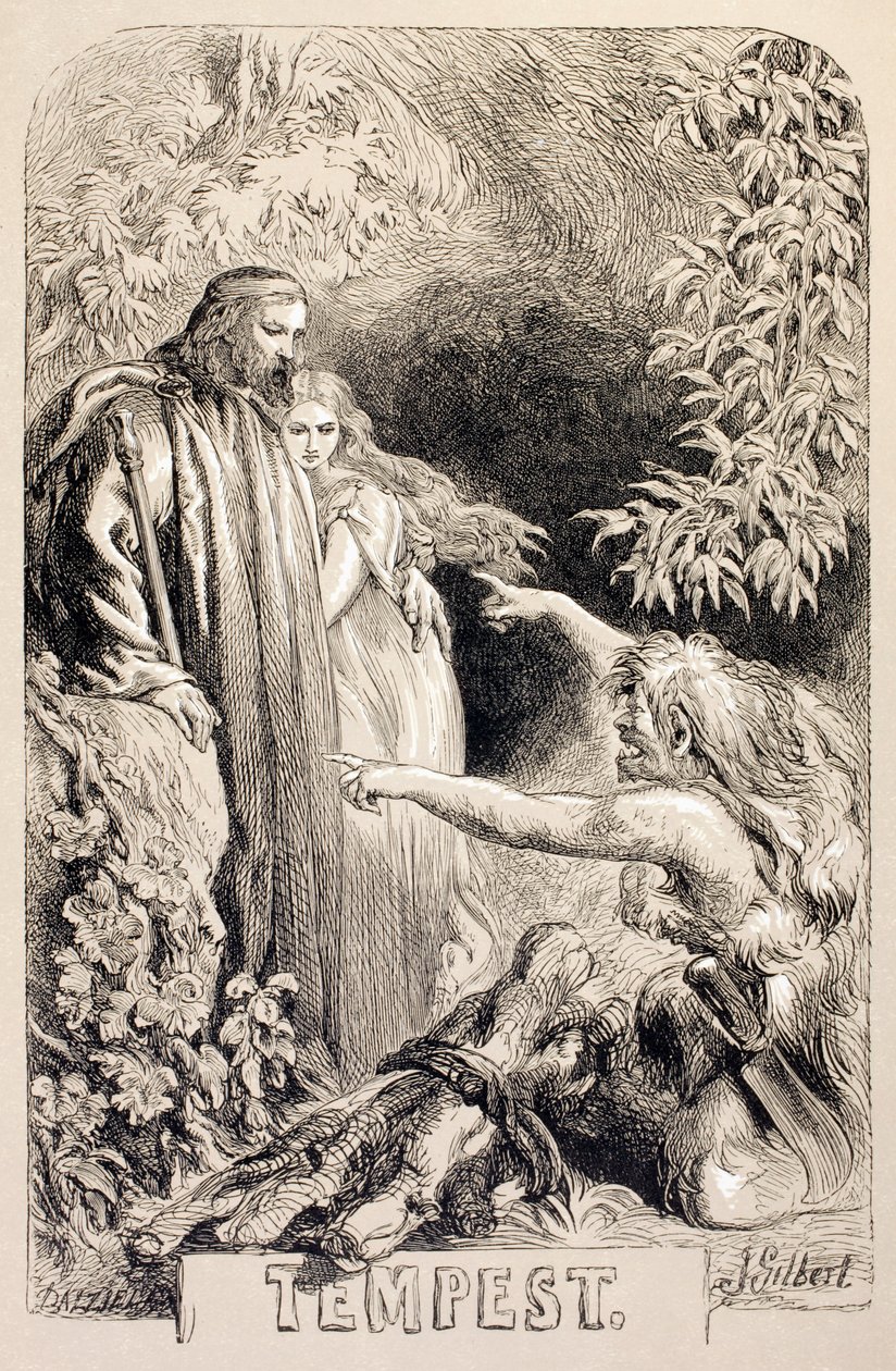 Illustration for The Tempest, from 
